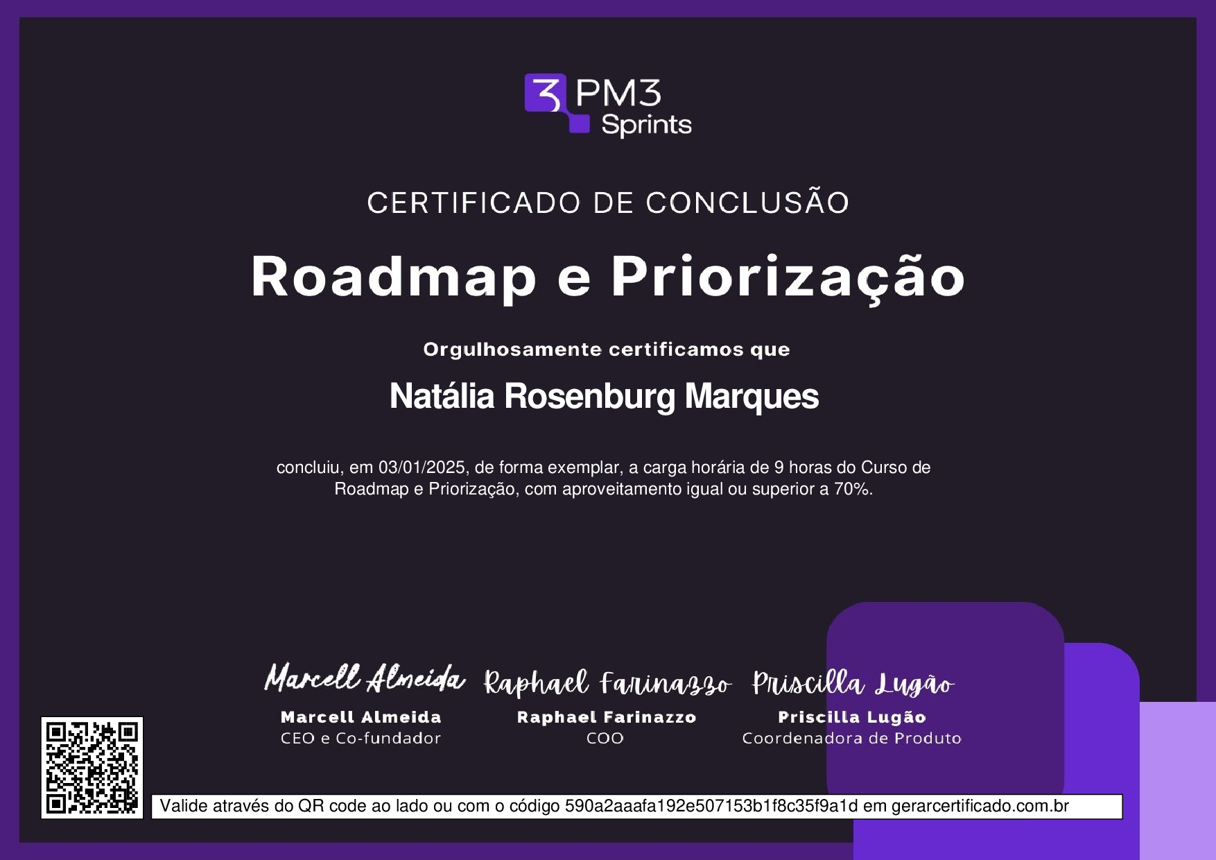 Sprint Roadmap e Priorização — PM3